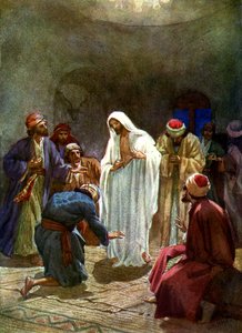 Jesus viser disiplene sine sår - Bibelen av William Brassey Hole