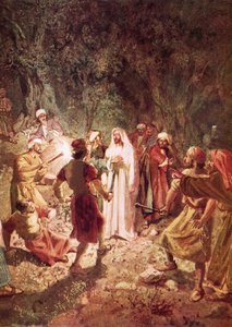 Judas forrådte Jesus med et kyss, i Getsemane-hagen
