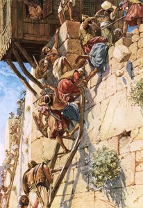 Erobringen av Jerusalem fra jebusittene av William Brassey Hole