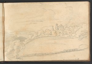 Berry Pomeroy Castle av William Brockedon