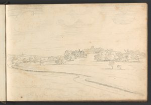Powderham Castle av William Brockedon