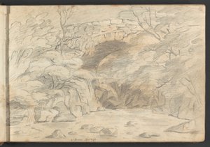South Brent Bridge av William Brockedon
