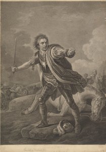 David Garrick som Richard III i Drury Lane Theatre Performance, 1759