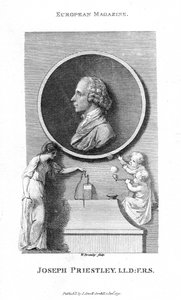 Joseph Priestley , engelsk kjemiker og presbyteriansk minister, 1791