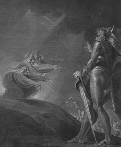 Heksene vises for Macbeth og Banquo, c1820