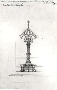 Design for en talerstol, St Augustine