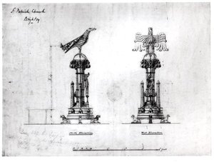 Design for en talerstol, St. Patrick