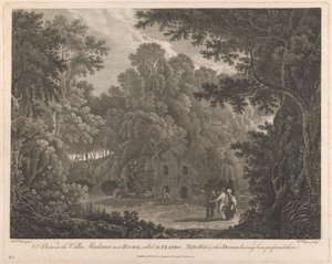 En utsikt i Villa Madama, nær Roma, kalt II Teatro