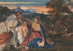 Madonna med en kanin av William Callow