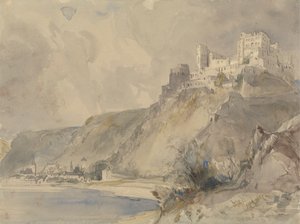 Rheinfels og St. Goar av William Callow