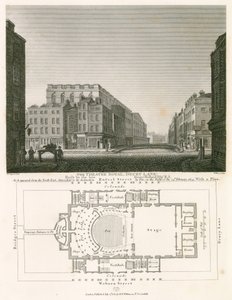The Royal Theatre, Drury Lane, London, bygget av avdøde Henry Holland