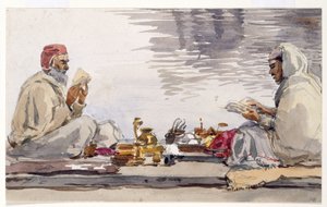 To hellige menn som leser Granth Saheb, Umritsar