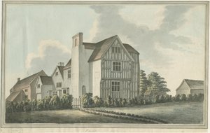Boscobel House: vannfargemaleri, nd [1796] (maleri)