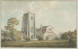 Ranton Abbey [Priory]: akvarellmaleri, nd [slutten av 1700-tallet]