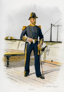 Royal Navy Captain, c1890-c1893.