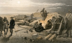 En rolig natt i batteriene, Greenhill Battery (Major Chapman