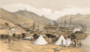 Balaklava, ser mot havet av William Crimea Simpson