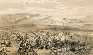 Ansvar for den tunge kavaleribrigaden, 25. oktober 1854 av William Crimea Simpson
