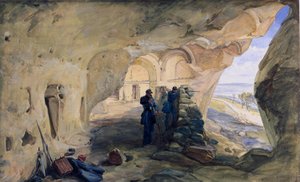 Gallerier på Inkerman av William Crimea Simpson