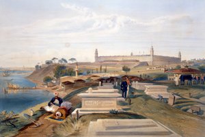 Hospital and Cemetery, Scutari, tallerken fra 
