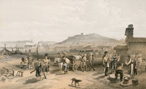 Kertch fra nord av William Crimea Simpson