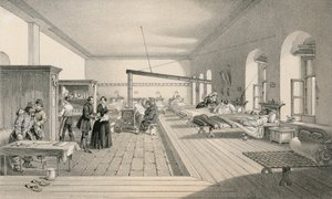 En av avdelingene på sykehuset i Scutari av William Crimea Simpson