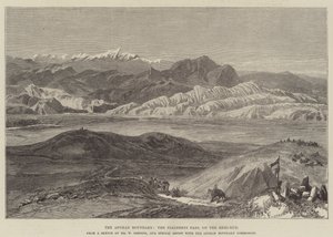 Den afghanske grensen, Nialsheni-passet, på Heri-Rud av William Crimea Simpson