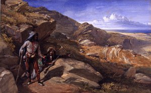 Two Bandits in the Hills, 1857 av William Crimea Simpson