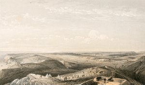 Utsikt fra høyden over Balaklava mot Sebastopol av William Crimea Simpson