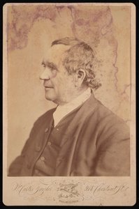 Portrett av JD Lang, før 1877. av William Curtis Taylor