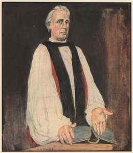 Biskopen, "La lyset ditt så skinne" (farge litho) av William Dacres Adams