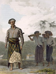 A Madurese of the Rank of Mantu, plate 7 fra Vol I av 
