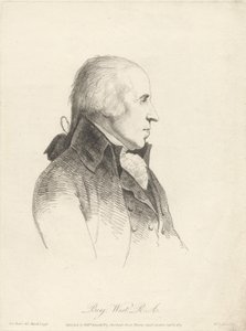 Benjamin West, R.A. av William Daniell