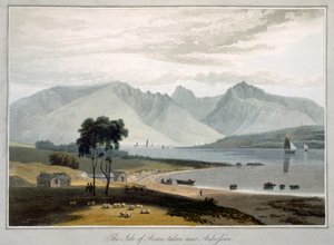 Isle of Arran sett fra Ardrossan, fra 