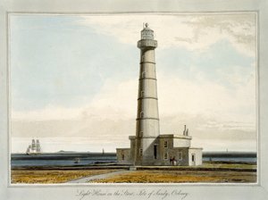 Light House on the Start, Isle of Sandy, Orknøyene, fra 
