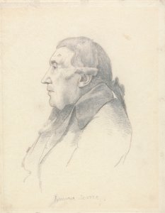 Portrett av Dominic Serres av William Daniell