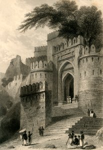 Kulnhuttea-porten, Rotas Gur, 1835. av William Daniell