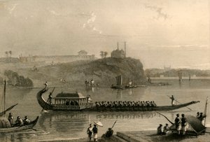 The Moar-punkee, Lucnon, 1835. av William Daniell