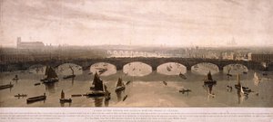 Utsikt over London fra sør, 1810 av William Daniell