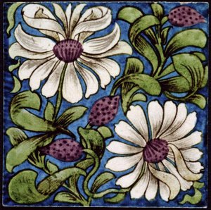 Blomsterkvist, 1880-1890 av William de Morgan