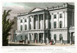 London Institution, Finsbury Circus, London, 1827.