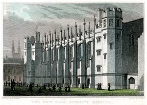 The New Hall, Christs Hospital, London, 1828.