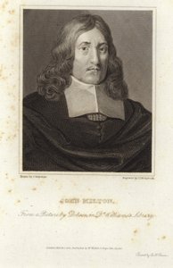 Portrett av John Milton av William Dobson