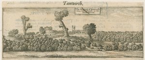 Tamworth - Panorama: kobberplategravering, og [1600-tallet]