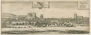 Tamworth - Panorama: gravering, og [1600-tallet]