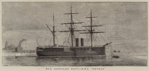 Vår jernbelagte marine, HMS Superb av William Edward Atkins