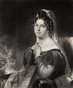 Felicia Dorothea Hemans, gravert av W.Holl, fra 
