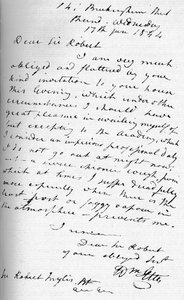Et brev fra William Etty, 17. januar 1844 1904 av William Etty