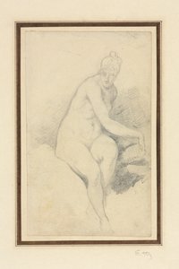 Sittende naken av William Etty
