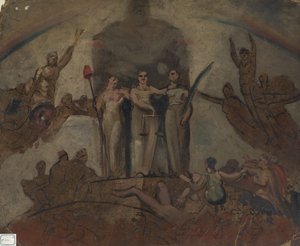 Studer for en figursammensetning av William Etty